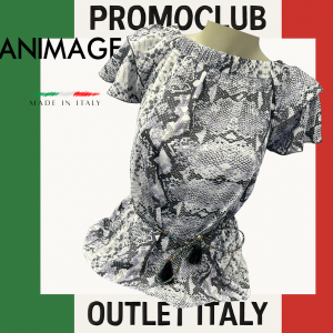 Блуза Anima Gemella ,100% полиестер, размер  S, Италия